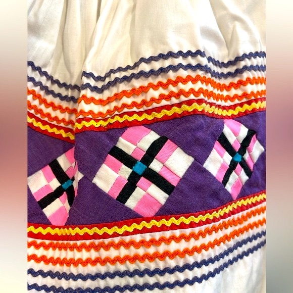 Handmade Native American Toddlers Patchwork Skirt - Picture 10 of 10
